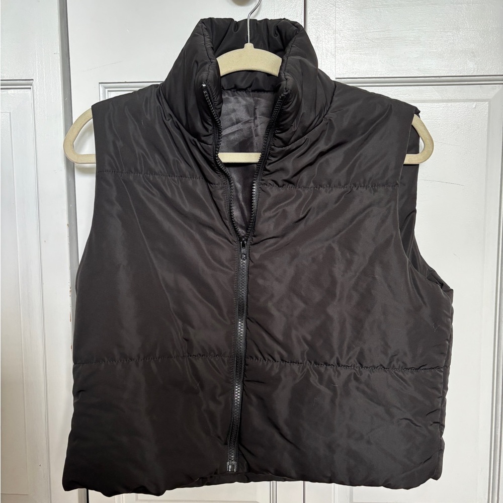 Black Puffer Vest